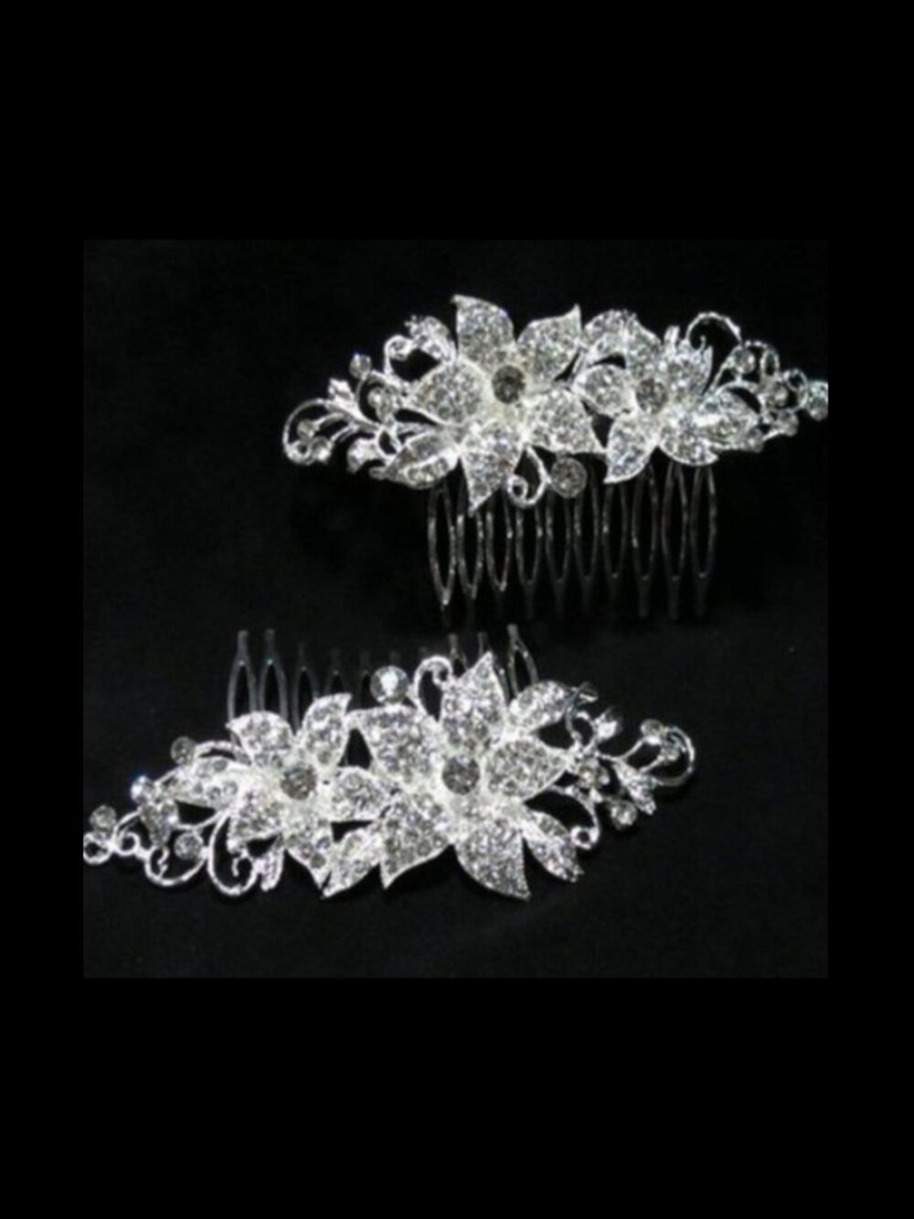 NEW Pair of Rhinestone Bridal Hair Combs